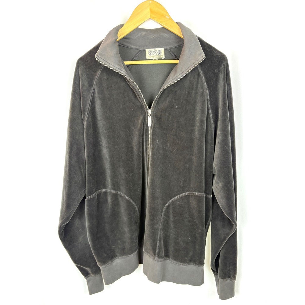 Juicy Couture Velour Track Jacket Double Extra Large